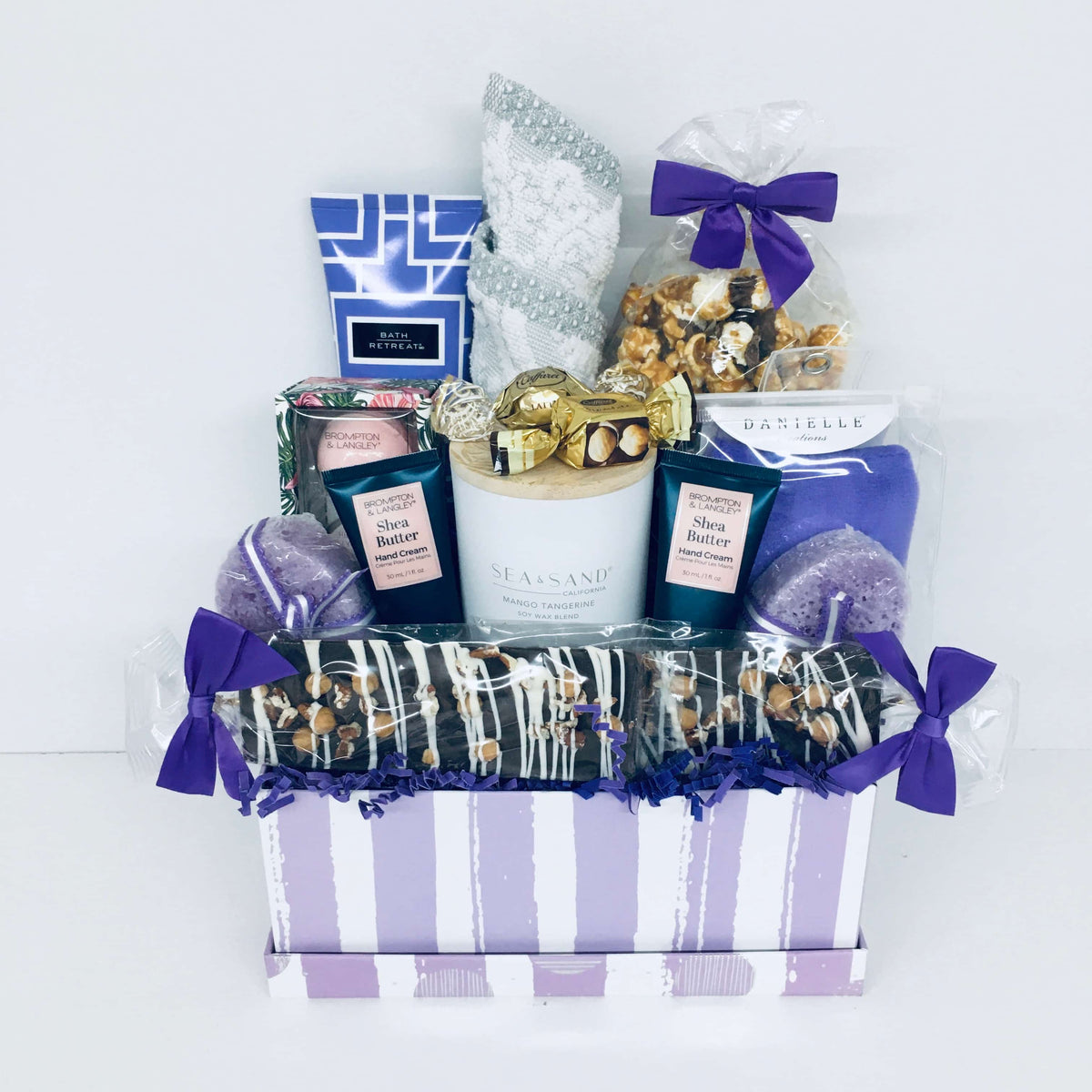 To Brighten Your Day!  Lavender Gift Basket