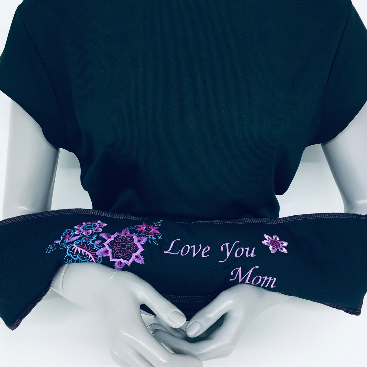 Embroidered CozyWrap - Love You Mom - Exotic Flower Spray